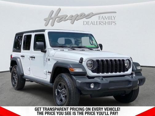 Bright White Clearcoat 2024 Jeep Wrangler Sport