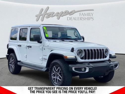 Bright White Clearcoat 2024 Jeep Wrangler Sahara