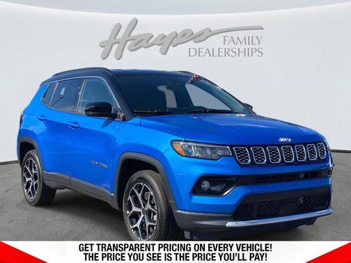 Hydro Blue Pearlcoat 2025 Jeep Compass Limited