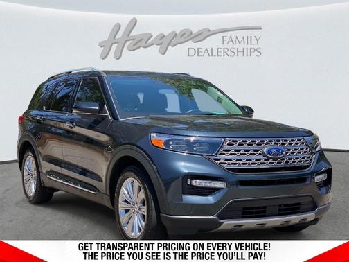 Stone Blue Metallic 2023 Ford Explorer Limited