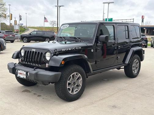 Black 2014 Jeep Wrangler Unlimited Rubicon