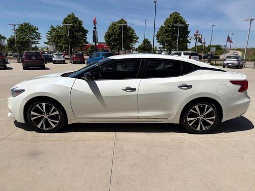 Pearl White 2016 Nissan Maxima 3.5 S