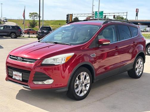 Red 2013 Ford Escape SEL