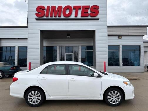 White 2012 Toyota Corolla LE