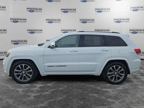 Bright White Clearcoat 2017 Jeep Grand Cherokee Overland