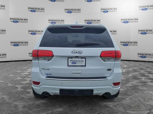 Bright White Clearcoat 2017 Jeep Grand Cherokee Overland