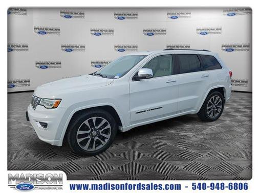 Bright White Clearcoat 2017 Jeep Grand Cherokee Overland