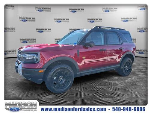 Ruby Red Metallic 2025 Ford Bronco Sport Badlands SUV