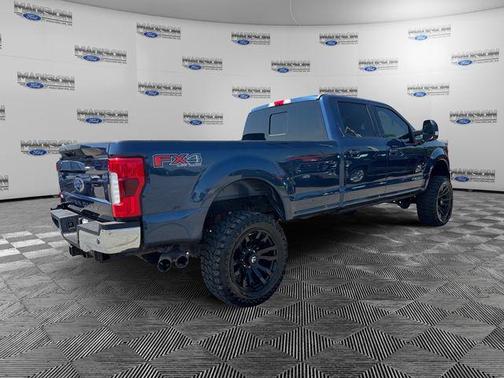 Blue 2018 Ford F-350 Lariat