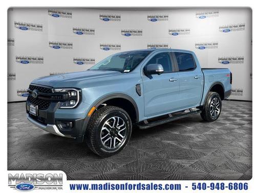 Azure Gray Metallic Tri-Coat 2025 Ford Ranger LARIAT Truck