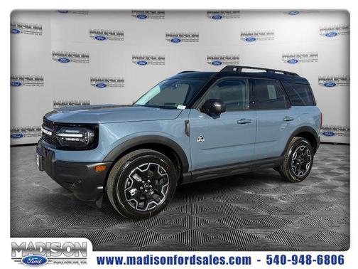 Azure Gray Metallic Tri-Coat 2025 Ford Bronco Sport Outer Banks