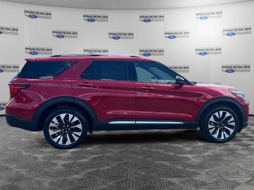 Rapid Red Metallic Tinted Clearcoat 2026 Ford Explorer Platinum
