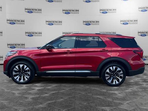 Rapid Red Metallic Tinted Clearcoat 2026 Ford Explorer Platinum