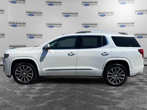 White Frost Tricoat 2020 GMC Acadia Denali