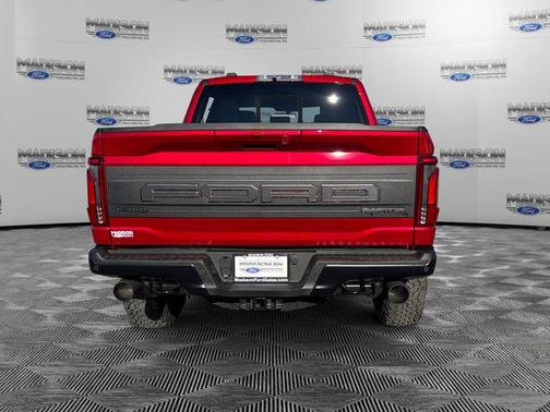 Rapid Red Metallic Tinted Clearcoat 2025 Ford F-150 Raptor