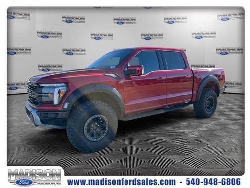 Rapid Red Metallic Tinted Clearcoat 2025 Ford F-150 Raptor