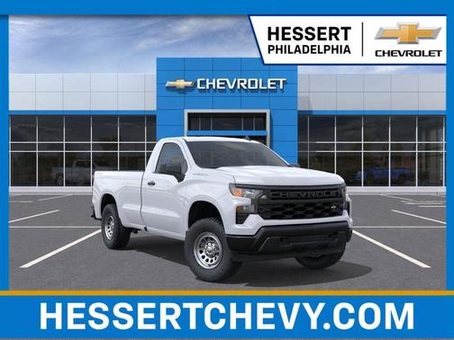 Summit White 2026 Chevrolet Silverado 1500 WT