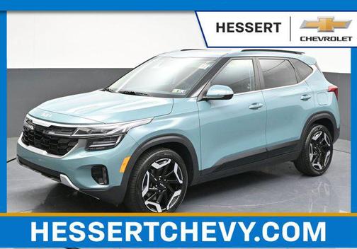 Pluton Blue 2024 Kia Seltos SX Turbo