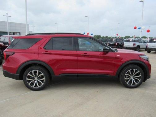 Red Metallic 2026 Ford Explorer ST-Line