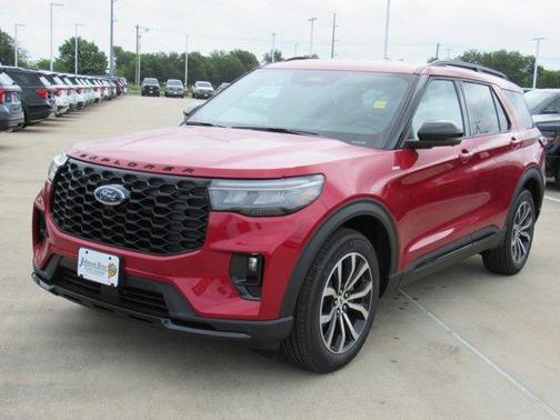 Red Metallic 2026 Ford Explorer ST-Line