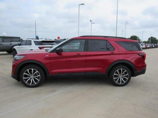 Red Metallic 2026 Ford Explorer ST-Line