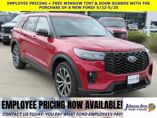 Red Metallic 2026 Ford Explorer ST-Line