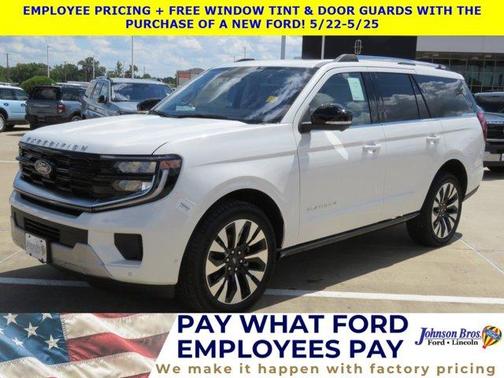 Star White 2025 Ford Expedition Platinum