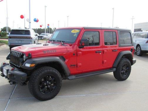 Firecracker Red Clearcoat 2022 Jeep Wrangler Unlimited Sport
