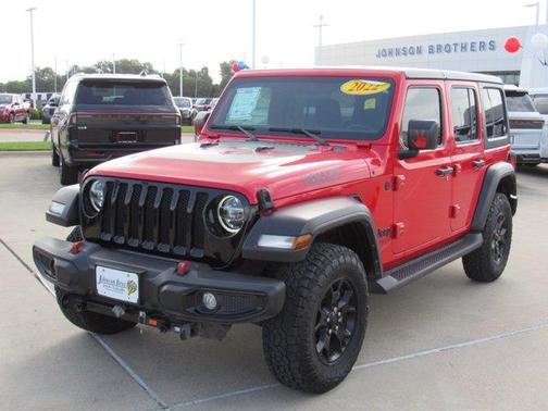 Firecracker Red Clearcoat 2022 Jeep Wrangler Unlimited Sport