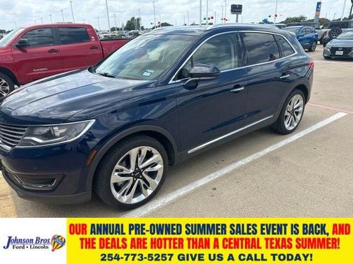 Blue 2018 Lincoln MKX Reserve