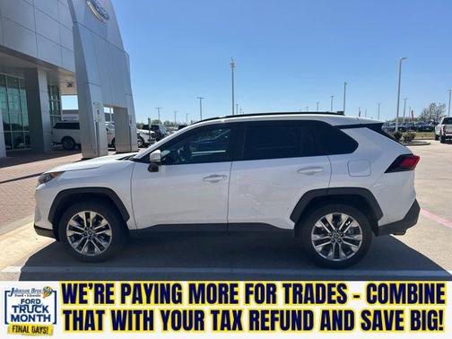 White 2020 Toyota RAV4 XLE Premium