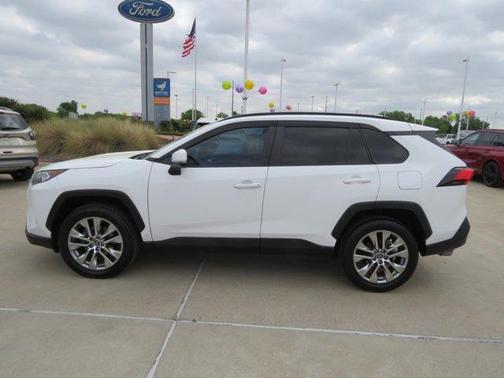 White 2020 Toyota RAV4 XLE Premium