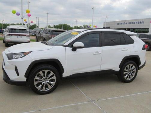 White 2020 Toyota RAV4 XLE Premium