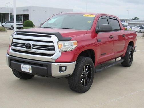 Red 2017 Toyota Tundra SR5