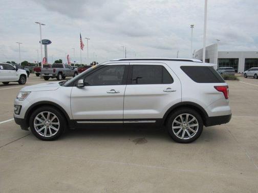 Silver 2017 Ford Explorer Limited