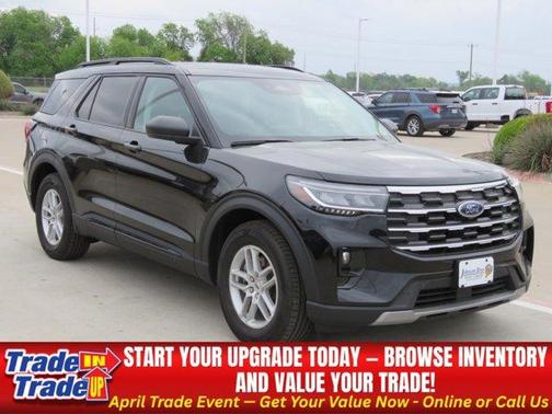 Agate Black Metallic 2026 Ford Explorer Active