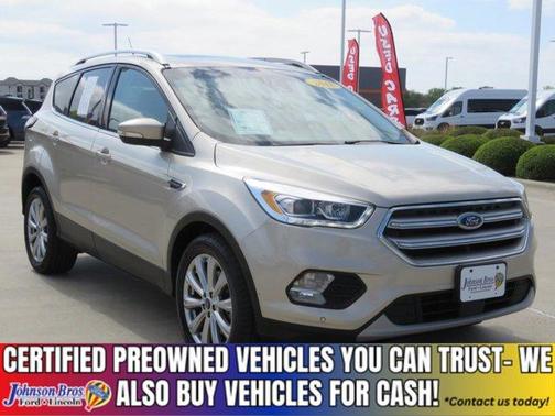 White Gold 2018 Ford Escape Titanium