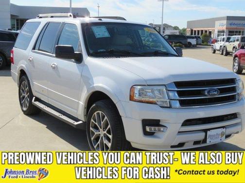 White Platinum Clearcoat Metallic 2016 Ford Expedition XLT