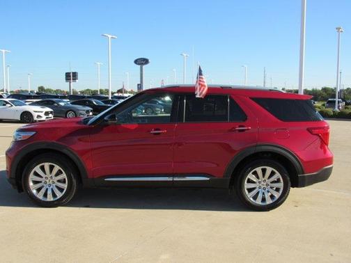Red Metallic 2022 Ford Explorer Limited
