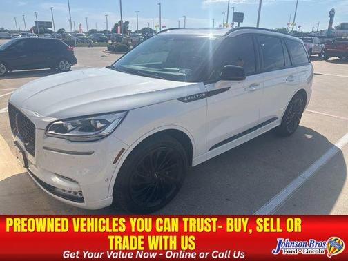 Pristine White 2023 Lincoln Aviator Reserve AWD