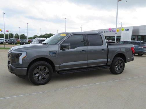 Gray Metallic 2024 Ford F-150 Lightning LARIAT
