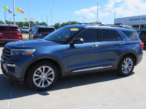Blue 2020 Ford Explorer XLT