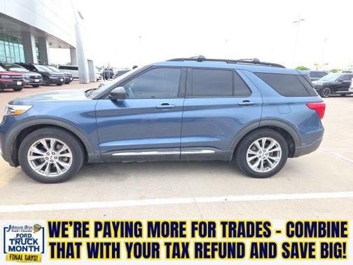 Blue 2020 Ford Explorer XLT