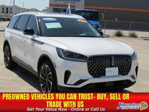 White Metallic 2025 Lincoln Aviator Reserve AWD
