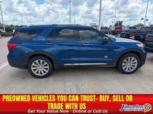 Blue Metallic 2021 Ford Explorer King Ranch