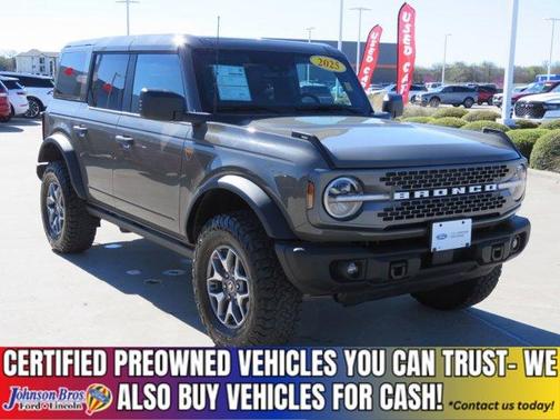 Gray 2025 Ford Bronco Badlands