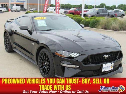 Shadow Black 2022 Ford Mustang GT Premium