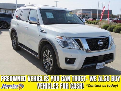 White 2019 Nissan Armada SL