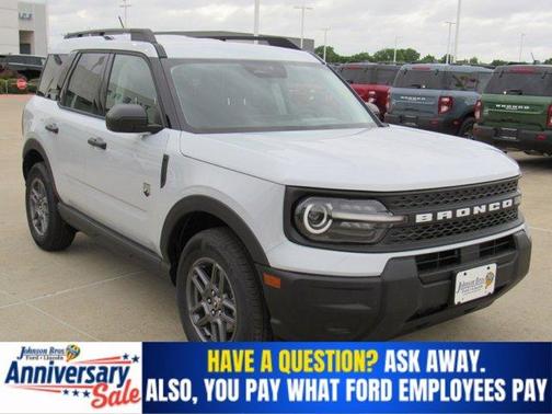 Space White Metallic 2026 Ford Bronco Sport Big Bend