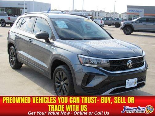 Platinum Gray Metallic 2024 Volkswagen Taos 1.5T S